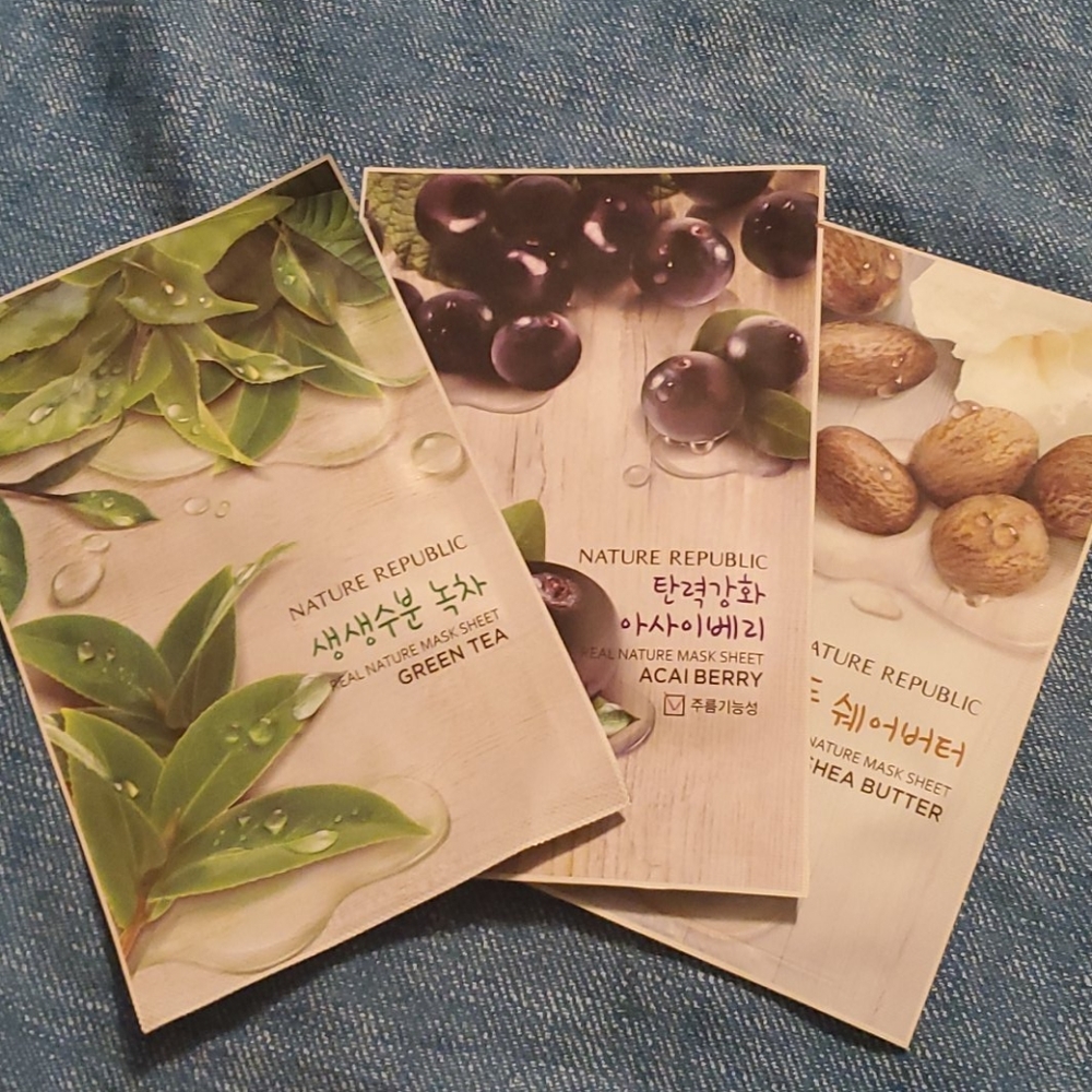 Bundle 3 Korean sheet mask